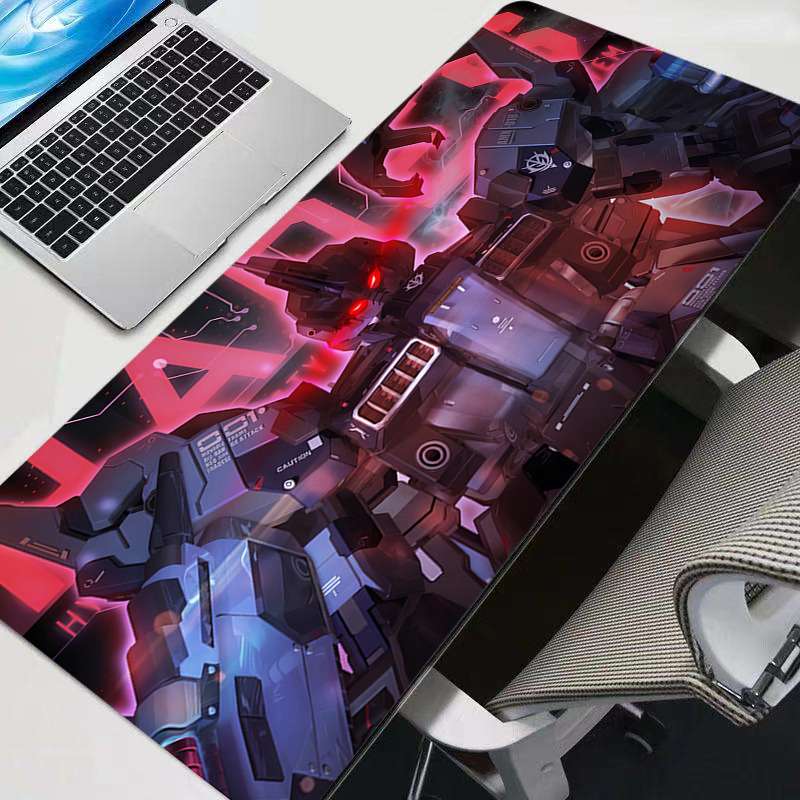 Gaming Keyboard And Mouse Mobile - แผ่นรองเมาส์สำหรับเล่นเกมมือถือ โมบิลสูทกันดั้ม แผ่นรองเมาส์คอมพิวเตอร์ขนาดใหญ่ แผ่นรองโต๊ะใหม่ พรมอนิเมะสำหรับพีซี คีย์บอร์ด