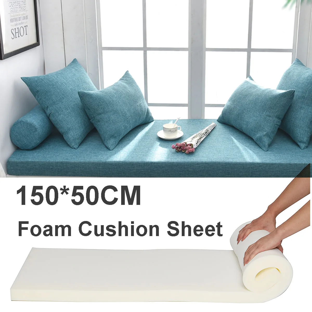 Polyurethane Foam Sheet - ยางโฟม bantal Kursi ความหนาแน่นสูงสำหรับเปลี่ยนเบาะโพลียูรีเทน bantal alas