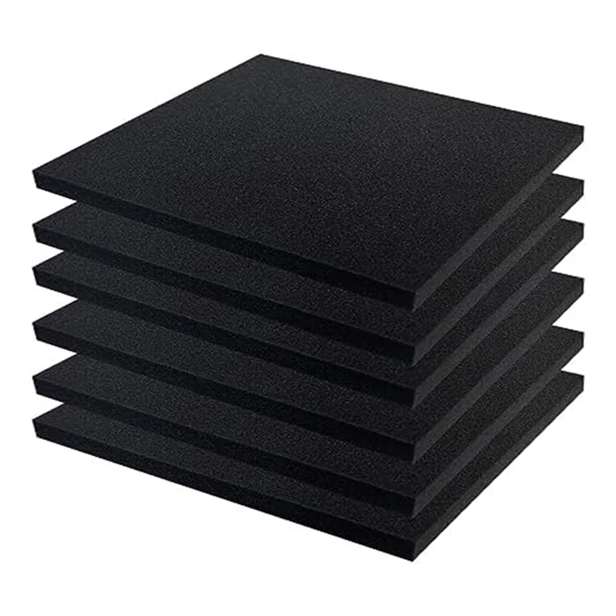 Polyurethane Foam Sheet - แผ่นโฟมโพลียูรีเทน 6 ชิ้น แผ่นโฟมสำหรับบรรจุภัณฑ์กล่องเครื่องมือ แผ่นโฟมแบบตัดได้ งานฝีมือ