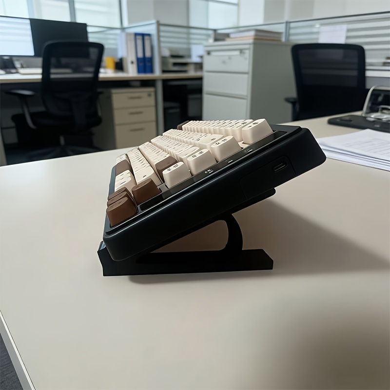 Gaming Keyboard Ergonomics - ขาตั้งเพิ่มความสูงของคีย์บอร์ดตามหลักสรีรศาสตร์, ขาตั้งอเนกประสงค์กันลื่น, มีหลายสีให้เลือก, เหมาะสำหรับสำนักงานและเล่นเกมโดยเฉพาะ