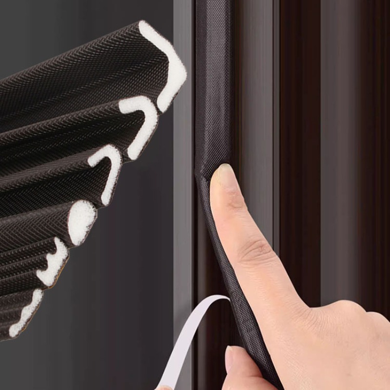 Polyurethane Foam Sheet - แถบโฟม PU กันเสียงยาว6ม. แผ่นกาวในตัวรูปตัววีสำหรับหน้าต่างสภาพอากาศที่ลอกช่องประตูกันการชน