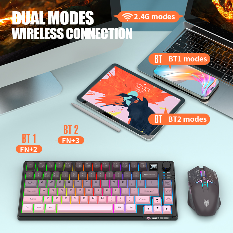 ชุดคีย์บอร์ดและเมาส์เกมมิ่งไร้ - Gaming Keyboard Ergonomics บทวิจารณ์และราคา