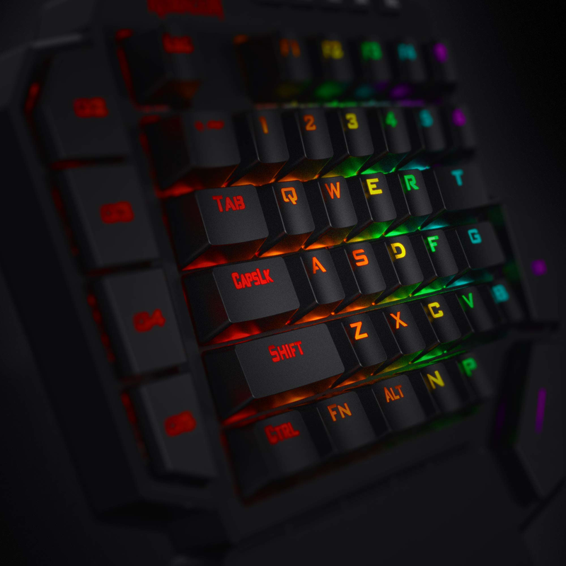 Redragon K585 DITI One-Handed  - Gaming Keyboard Half บทวิจารณ์และราคา