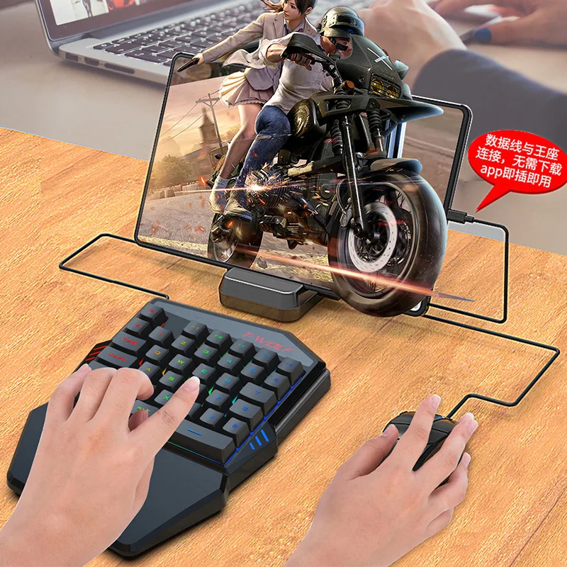 คีย์บอร์ดมือเดียว TF900 T-WOLF - Gaming Keyboard Half บทวิจารณ์และราคา