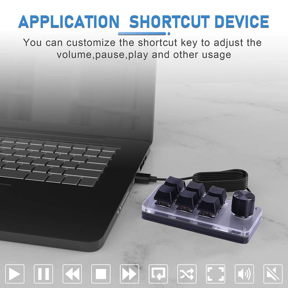 คีย์บอร์ดเกมมิ่งแบบกลไก 6 ปุ่ม - Gaming Keyboard 1 Hand บทวิจารณ์และราคา