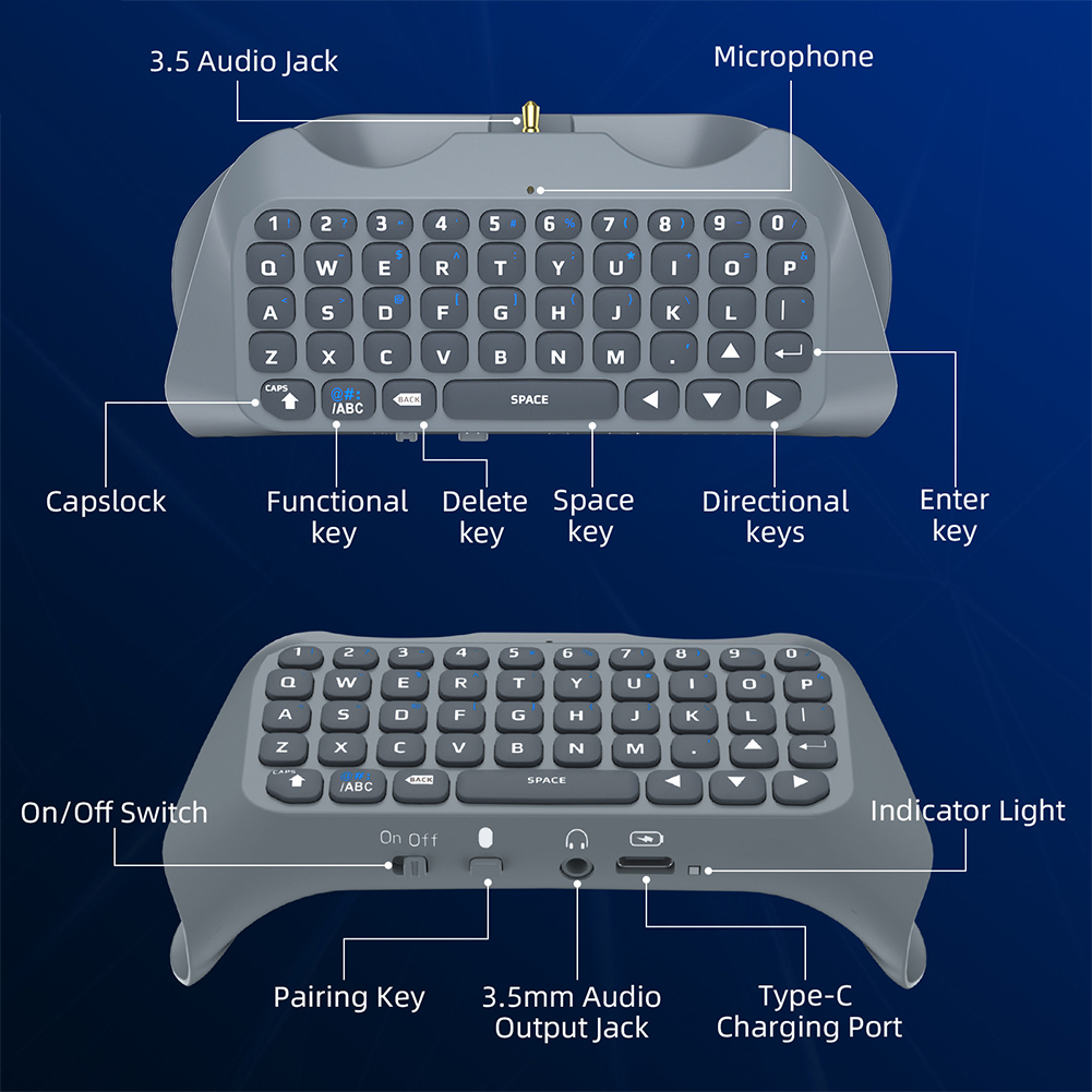 คีย์บอร์ดไร้สายสำหรับ PlayStat - Gaming Keyboard Types บทวิจารณ์และราคา