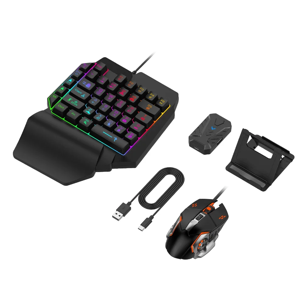 มีสินค้าในสต็อก คอนโทรลเลอร์ M - Gaming Keyboard And Mouse Mobile บทวิจารณ์และราคา