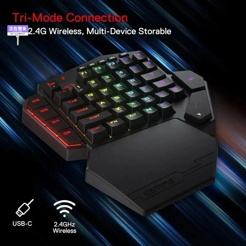 ใหม่เรดราคอง คิว 585 โปรคีย์บอ - Gaming Keyboard Half บทวิจารณ์และราคา