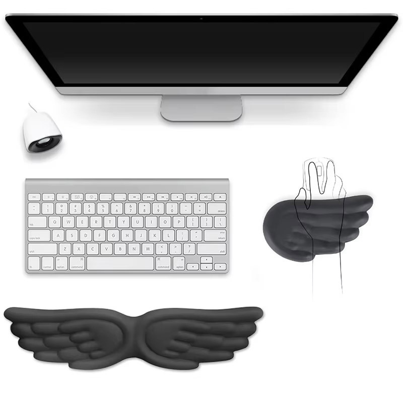 ที่วางข้อมือคีย์บอร์ดเมาส์ ที่ - Gaming Keyboard Ergonomics บทวิจารณ์และราคา