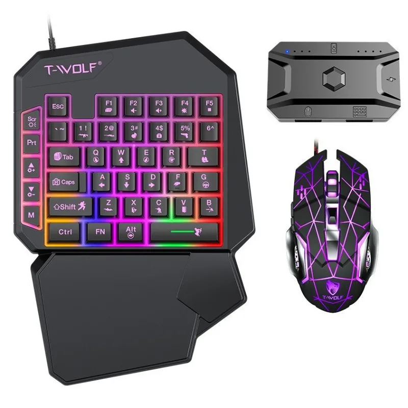 5 ใน 1 ชุด 35 คีย์ คีย์บอร์ดเก - Gaming Keyboard 1 Hand บทวิจารณ์และราคา