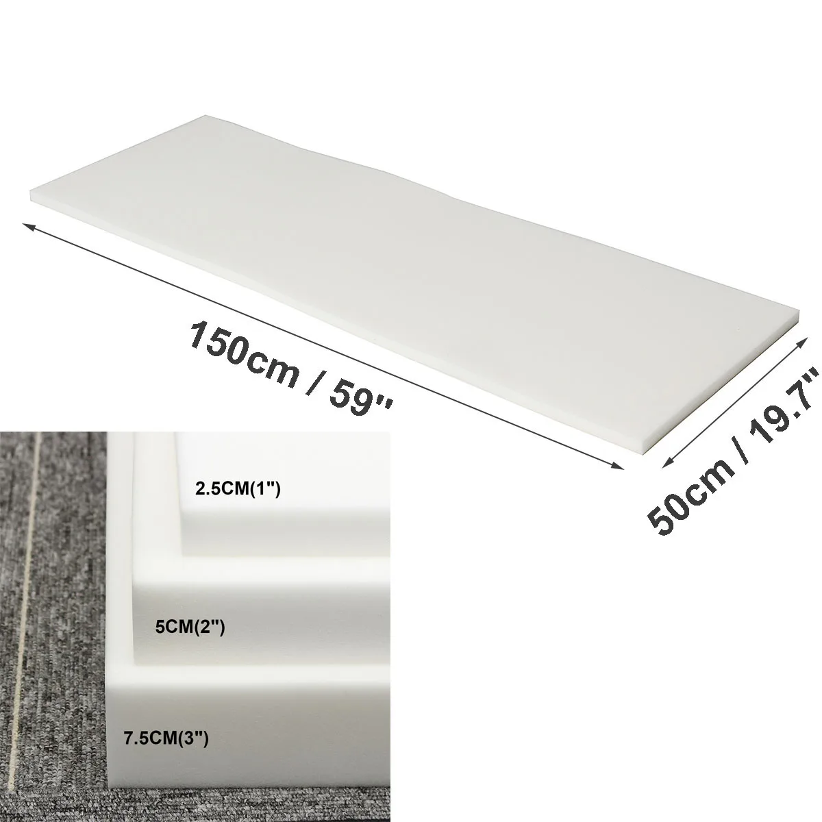 ยางโฟม bantal Kursi ความหนาแน่ - Polyurethane Foam Sheet บทวิจารณ์และราคา
