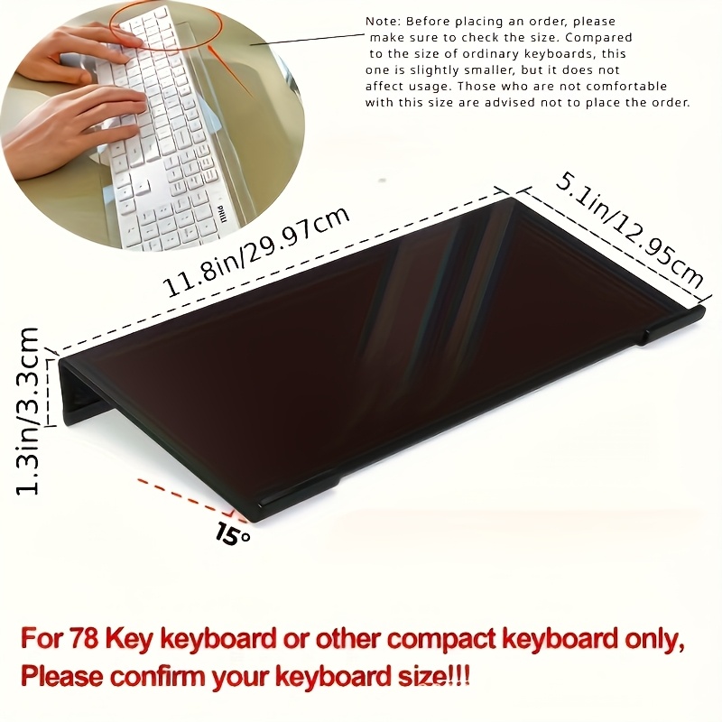ขาตั้งคีย์บอร์ดอะคริลิค ตัวจัด - Gaming Keyboard Ergonomics บทวิจารณ์และราคา