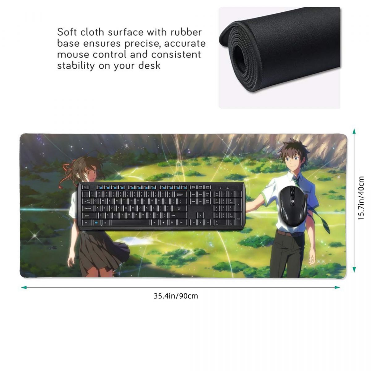 อะนิเมะญี่ปุ่นชื่อของคุณแผ่นรอ - Gaming Keyboard Name บทวิจารณ์และราคา