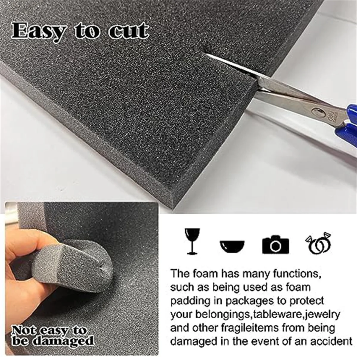 แผ่นโฟมโพลียูรีเทน 6 ชิ้น แผ่น - Polyurethane Foam Sheet บทวิจารณ์และราคา