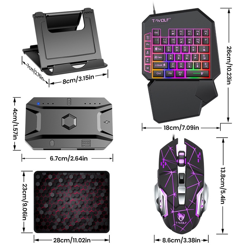 ชุดคีย์บอร์ดและเมาส์เกมมิ่ง T- - Gaming Keyboard Half บทวิจารณ์และราคา