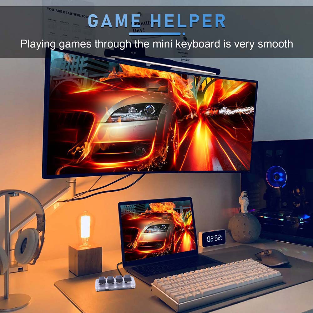 คีย์แพดเกมมิ่ง 3 ปุ่ม 1 ลูกบิด - Gaming Keyboard 1 Hand บทวิจารณ์และราคา
