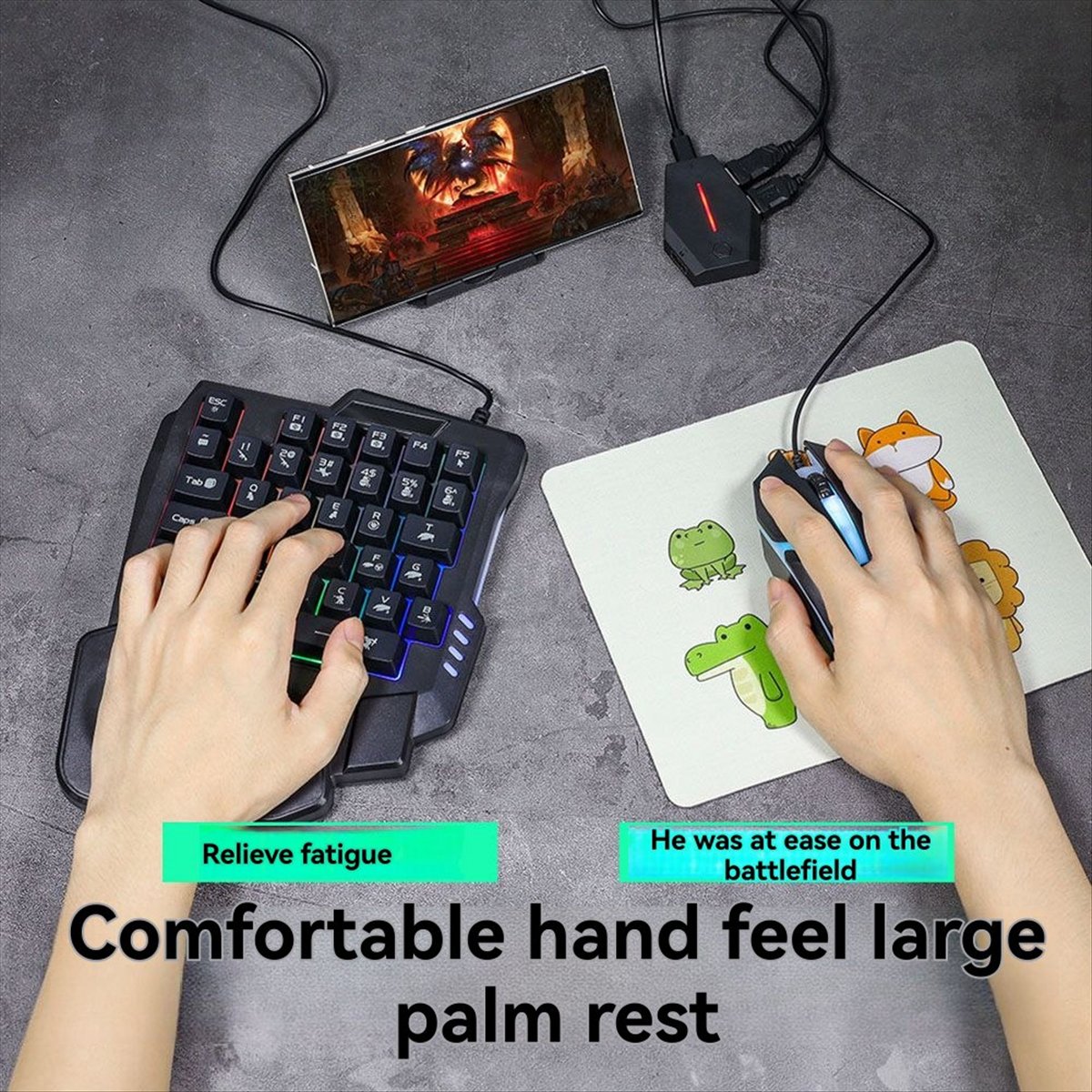คีย์บอร์ดเกมมิ่ง Goodprice 35K - Gaming Keyboard 1 Hand บทวิจารณ์และราคา