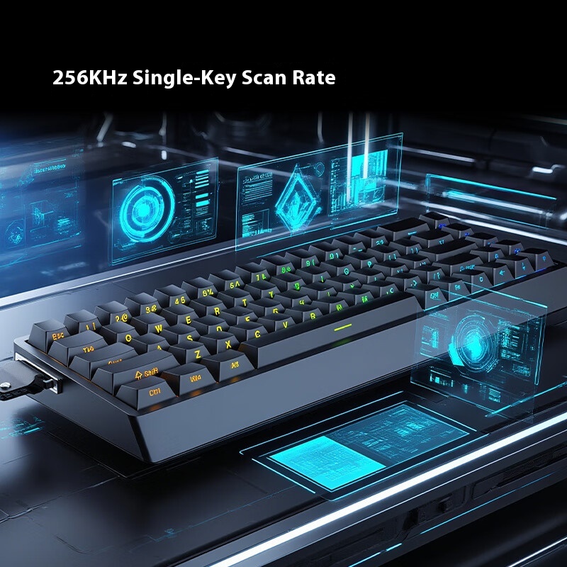 คีย์บอร์ดเกมมิ่งแบบมีสาย IROK  - Gaming Keyboard Hall Effect Switches บทวิจารณ์และราคา